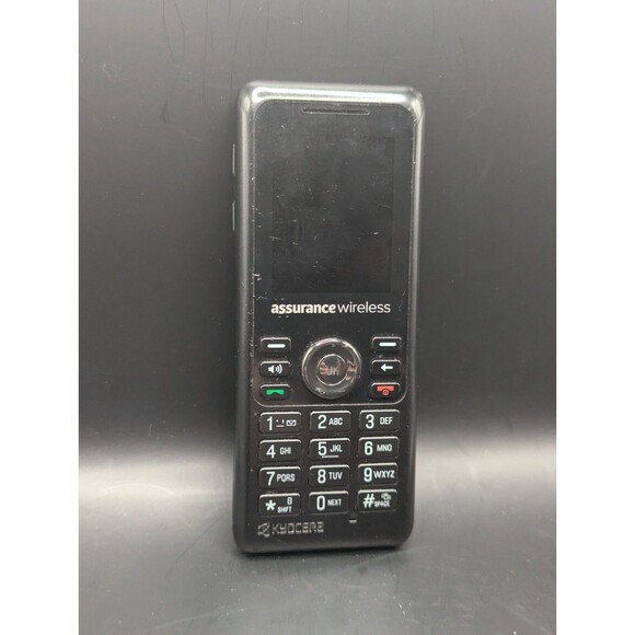 Kyocera JAX S1360 Assurance Wireless Cell Phone Black Basic Mobile Phone - Picture 1 of 4